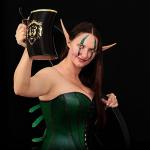 Authentic Viking Beer Horn Tankard with Leather Straps