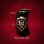 Authentic Viking Beer Horn Tankard with Leather Straps