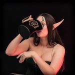 Authentic Viking Beer Horn Tankard with Leather Straps