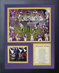 Minnesota Vikings NFL Legends Framed Photo Collage