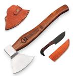 Viking Axe with Leather Sheath and Gift Knife