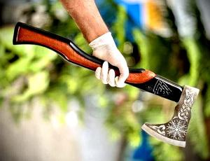 Personalized Viking Axe Hatchet High Carbon Steel