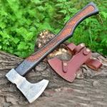 Personalized Viking Axe Hatchet High Carbon Steel