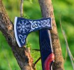 Personalized Viking Axe Hatchet High Carbon Steel