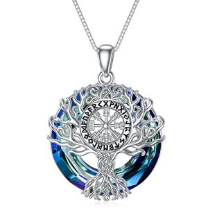 Viking Tree of Life Sterling Silver Necklace