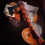 Authentic Viking Bearded Throwing Axe - 18 Inch