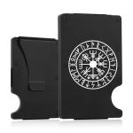 Personalized Viking Engraved Metal Slim Wallet
