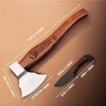 Viking Axe with Leather Sheath and Gift Knife