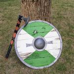 Viking Shield and Axe Set for Cosplay