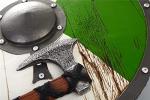 Viking Shield and Axe Set for Cosplay