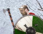Viking Shield and Axe Set for Cosplay