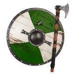Viking Shield and Axe Set for Cosplay