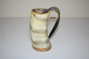 Viking Drinking Horn Tankard - Authentic Handmade Mug