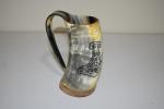 Viking Drinking Horn Tankard - Authentic Handmade Mug