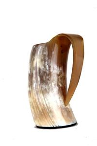 Authentic Viking Drinking Horn Cup Tankard Mug