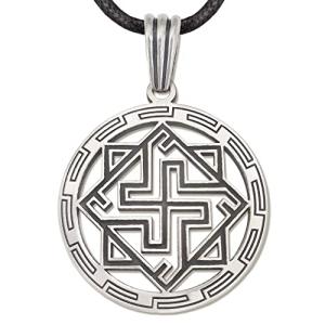 Sterling Silver Viking Valkyrie Pendant Necklace