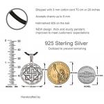 Sterling Silver Viking Valkyrie Pendant Necklace