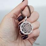 Sterling Silver Viking Valkyrie Pendant Necklace