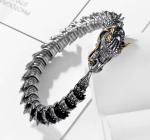 Men's Stainless Steel Viking Dragon Bracelet