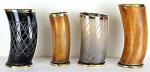 Set of 4 Viking Drinking Horn Mugs