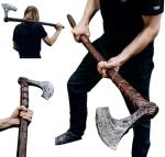 Large Berserker Axe - Double Headed Viking Hatchet