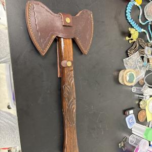Damascus Viking Double-Edged Battle Axe