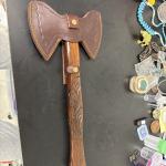 Damascus Viking Double-Edged Battle Axe