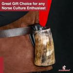 Distressed Viking Drinking Horn Tankard XXL