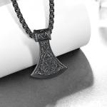Men's 925 Sterling Silver Viking Axe Necklace