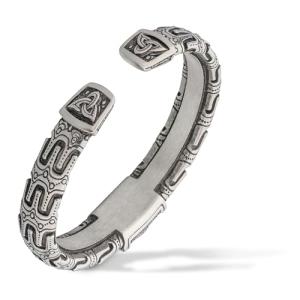 Adjustable Viking Vegvisir Bracelet - Norse Arm Ring