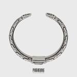 Adjustable Viking Vegvisir Bracelet - Norse Arm Ring