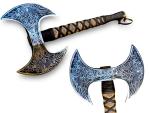 24" Double Headed Viking Axe - High Carbon Steel