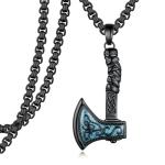 Viking Axe Necklace in 925 Sterling Silver