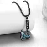 Viking Axe Necklace in 925 Sterling Silver