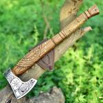 Viking Bearded Axes with Ash Wood Shafts