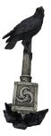 Odin's Raven on Thor's Hammer Figurine