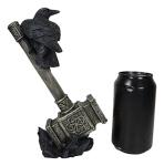 Odin's Raven on Thor's Hammer Figurine