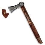 Norse Tradesman Hand-Engraved Viking Axe 16.5”