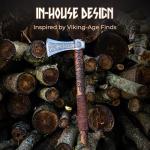 Norse Tradesman Hand-Engraved Viking Axe 16.5”