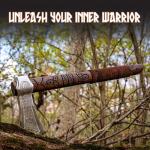 Norse Tradesman Hand-Engraved Viking Axe 16.5”