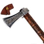 Norse Tradesman Hand-Engraved Viking Axe 16.5”