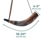Norse Tradesman 18" Viking War Blow Horn