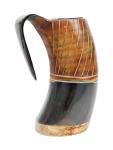Premium Viking Drinking Horn Mug for Beer & Mead