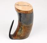 Premium Viking Drinking Horn Mug for Beer & Mead
