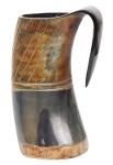 Premium Viking Drinking Horn Mug for Beer & Mead