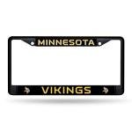 Minnesota Vikings Black Chrome Frame for Vehicles