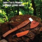 Viking Axe with Leather Sheath and Gift Knife