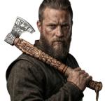 Personalized Viking Axes with Leather Sheath