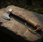 Personalized Viking Axes with Leather Sheath