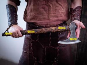 Handforged Ragnar Lothbrok Axe - Viking Battle Replica